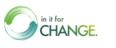 in it for change logo